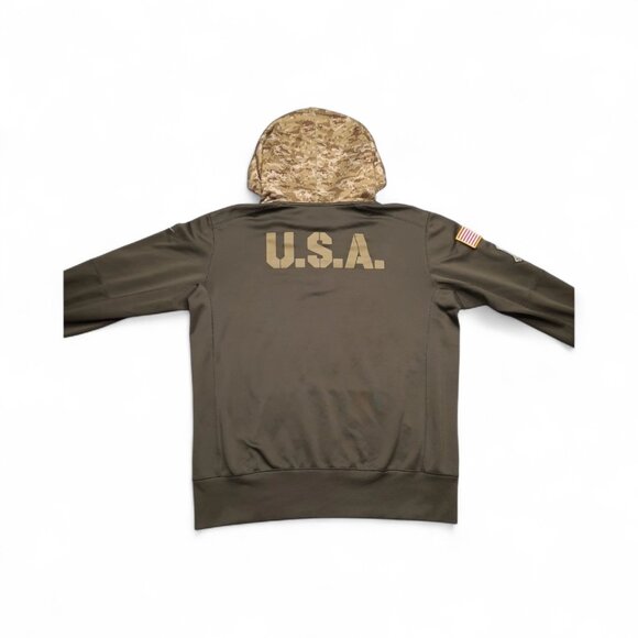 Nike Atlanta Falcons Hoodie Salute to Service Men XXL Dri-fit Sideline NFL - Picture 3 of 15